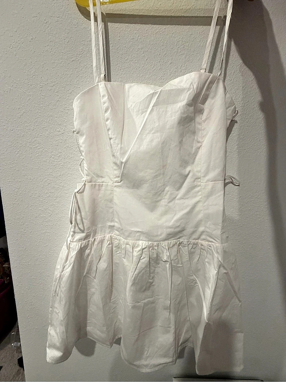 West of Melrose Mini Dress White Size Small Like New